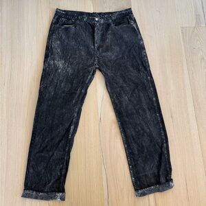 MNML Gray Wash Relaxed Straight Leg Jeans Size 38